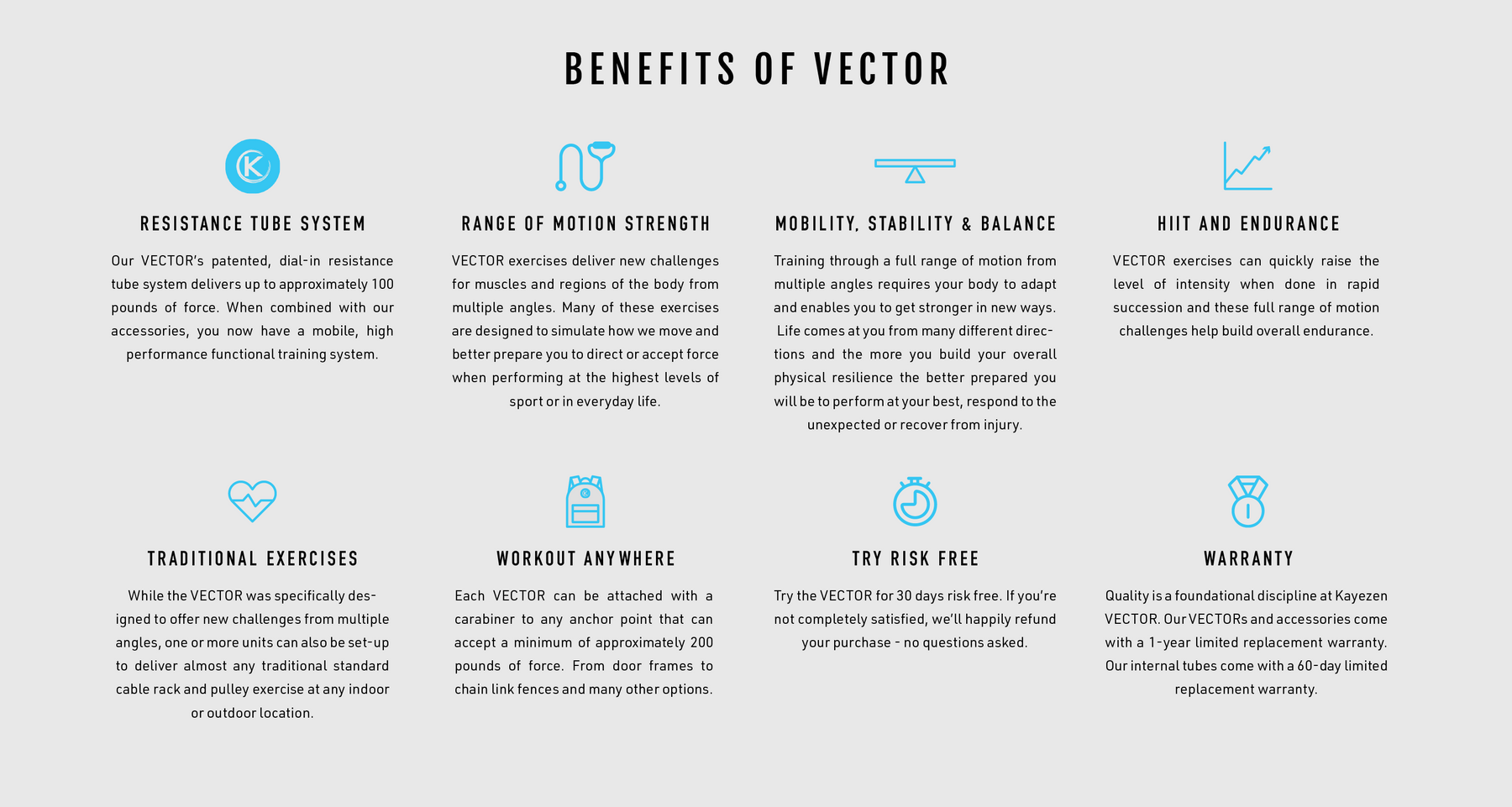 vector benefits