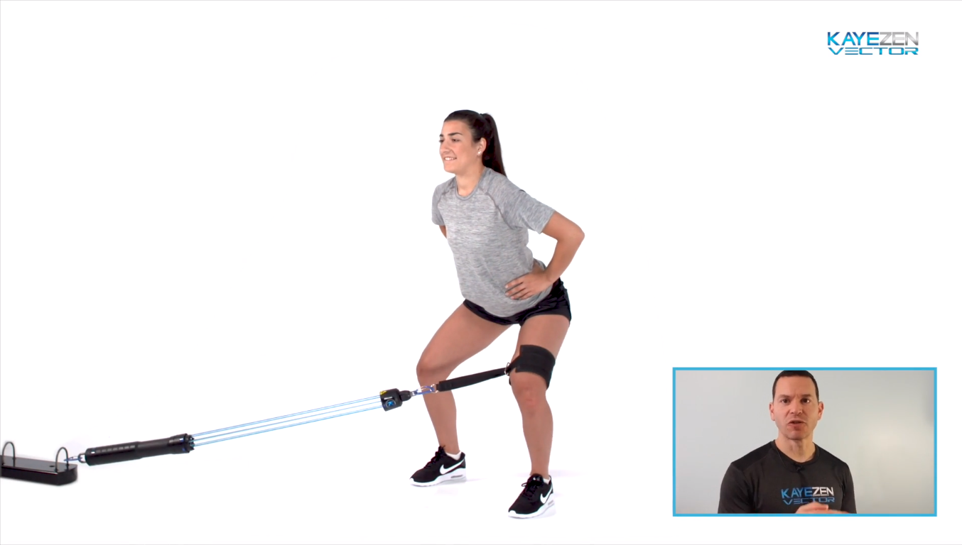 woman doing squat workout